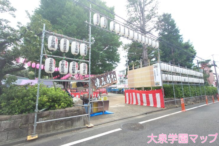 [2024年]大泉学園町商店会主催・盆踊り大会の看板