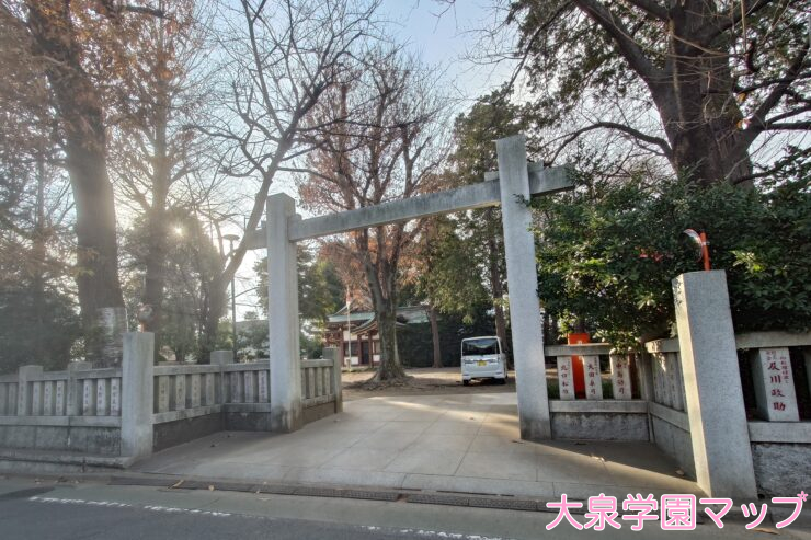 大泉氷川神社(入口)